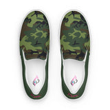 I'm's The Pink in This Camo World Slip-On Canvas Shoes