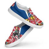 I'm's Stop Judging Slip-On Canvas Shoes