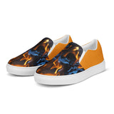 I'm's On Fire Slip-On Canvas Shoes