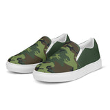 I'm's The Pink in This Camo World Slip-On Canvas Shoes