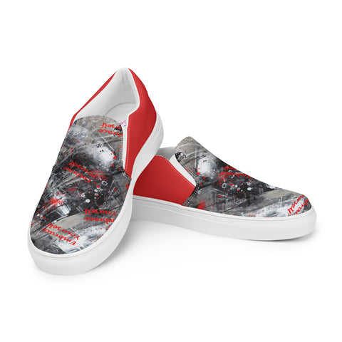 I'm's Embrace Yourself Slip-On Canvas Shoes