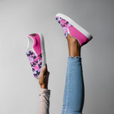 I'm's The Pink in This Camo World Slip-On Canvas Shoes