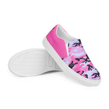 I'm's The Pink in This Camo World Slip-On Canvas Shoes