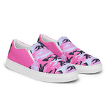 I'm's The Pink in This Camo World Slip-On Canvas Shoes