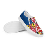 I'm's Stop Judging Slip-On Canvas Shoes