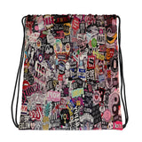 I'm's A Rebel Drawstring bag