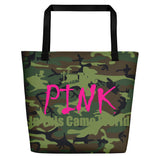 I'm's The Pink In This Camo World Beach Bag