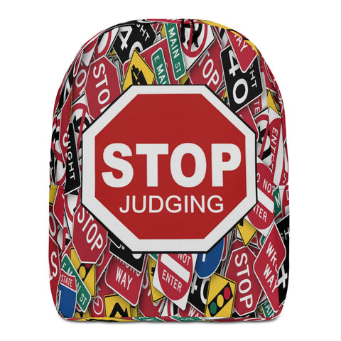 I'm's Stop Judging Minimalist Backpack