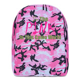 I'm's The Pink In This Camo World Minimalist Backpack