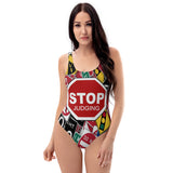 I'm's Stop Judging One-Piece Swimsuit