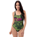 I'm's The Pink In This Camo World One-Piece Swimsuit