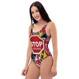 I'm's Stop Judging One-Piece Swimsuit