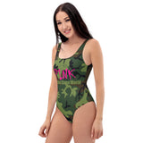 I'm's The Pink In This Camo World One-Piece Swimsuit