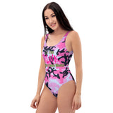 I'm's The Pink In This Camo World One-Piece Swimsuit