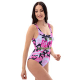 I'm's The Pink In This Camo World One-Piece Swimsuit