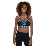 I'm's Diamond In The Rough Padded Sports Bra in Black