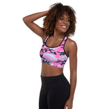 I'm's The Pink In This Camo World Padded Sports Bra