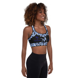 I'm's Diamond In The Rough Padded Sports Bra in Black