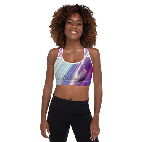 I'm's Thin So Is My Patience Padded Sports Bra