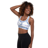 I'm's Diamond In The Rough Padded Sports Bra in White