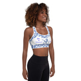 I'm's Diamond In The Rough Padded Sports Bra in White