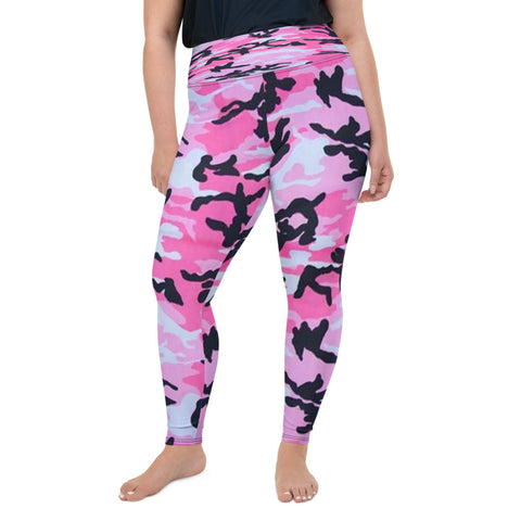 I'm's The Pink in This Camo World Curvy Leggings