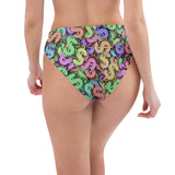 I'm's Color of Money Recycled High-Waisted Bikini Bottom