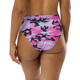 I'm's The Pink in This Camo World Recycled High-Waisted Bikini Bottom