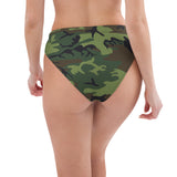 I'm's The Pink in This Camo World Recycled High-Waisted Bikini Bottom