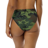 I'm's The Pink in This Camo World Recycled High-Waisted Bikini Bottom