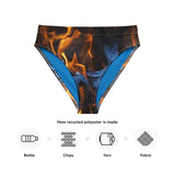 I'm's On Fire Recycled High-Waisted Bikini Bottom