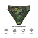 I'm's The Pink in This Camo World Recycled High-Waisted Bikini Bottom