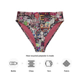 I'm's A Rebel Recycled High-Waisted Bikini Bottom