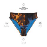 I'm's On Fire Recycled High-Waisted Bikini Bottom