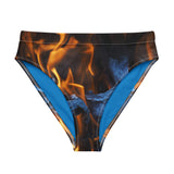 I'm's On Fire Recycled High-Waisted Bikini Bottom