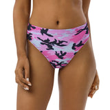 I'm's The Pink in This Camo World Recycled High-Waisted Bikini Bottom