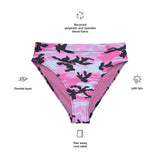 I'm's The Pink in This Camo World Recycled High-Waisted Bikini Bottom