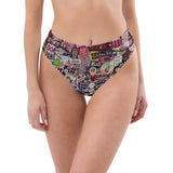 I'm's A Rebel Recycled High-Waisted Bikini Bottom