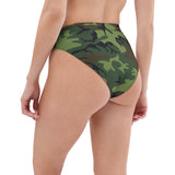 I'm's The Pink in This Camo World Recycled High-Waisted Bikini Bottom