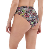 I'm's A Rebel Recycled High-Waisted Bikini Bottom