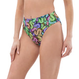 I'm's Color of Money Recycled High-Waisted Bikini Bottom