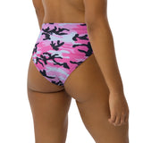 I'm's The Pink in This Camo World Recycled High-Waisted Bikini Bottom