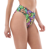 I'm's Color of Money Recycled High-Waisted Bikini Bottom