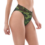 I'm's The Pink in This Camo World Recycled High-Waisted Bikini Bottom