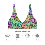 I'm's Color of Money Recycled Padded Bikini Top