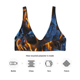 I'm's On Fire Recycled Padded Bikini Top