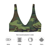 I'm's The Pink In This Camo World Recycled Padded Bikini Top