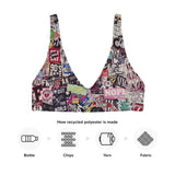 I'm's A Rebel Recycled Padded Bikini Top