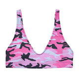 I'm's The Pink In This Camo World Recycled Padded Bikini Top