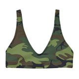 I'm's The Pink In This Camo World Recycled Padded Bikini Top